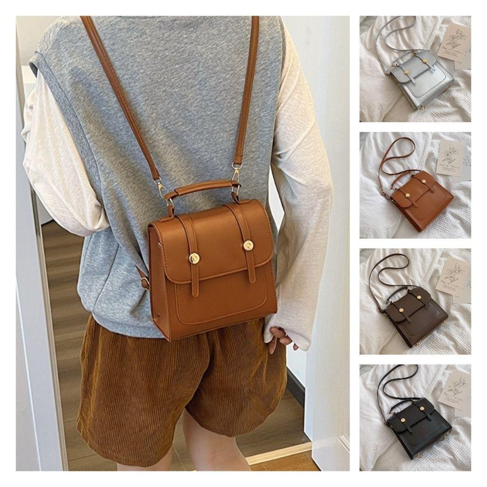 Leisure Shoulder Bag Vintage Backpack High Quality School Bag Commuting E 1539₽