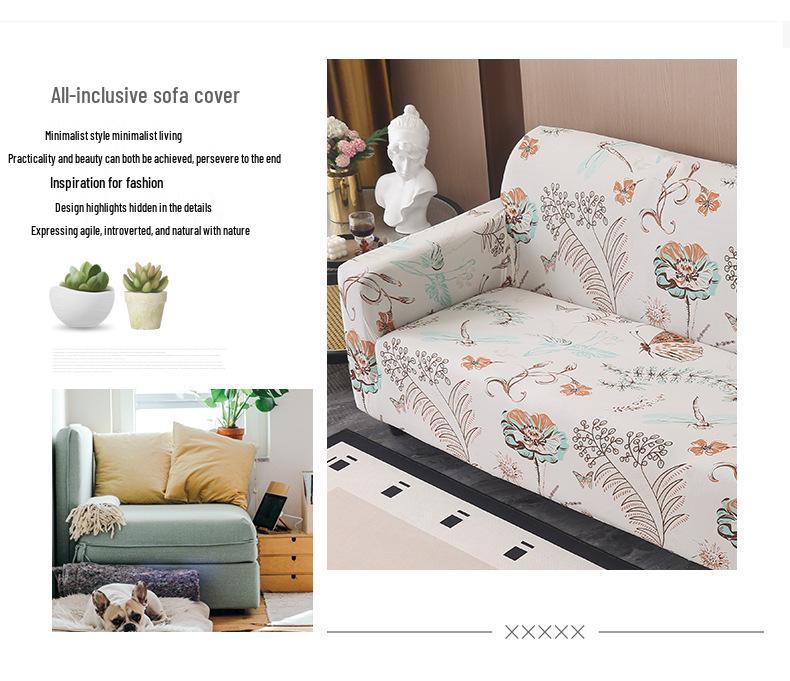 Stretchable Dustproof Sofa Cover, Fully Wrapped for Single, Double, or Three-Seater