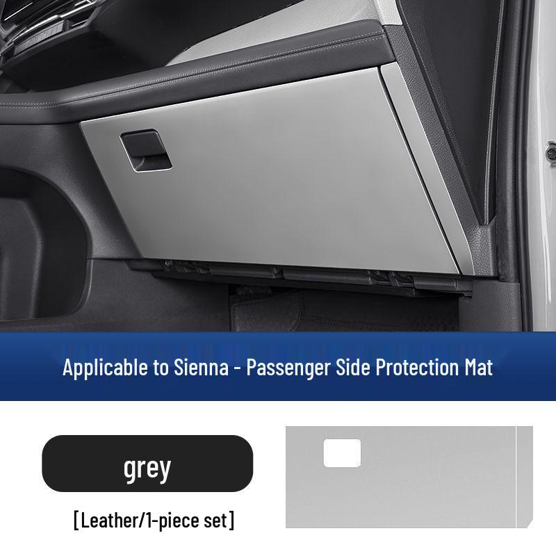 Thickened Anti-Kick Mat for Toyota Sienna, Grevia Glove Box Protection Pad, Sienna Passenger Seat Accessories