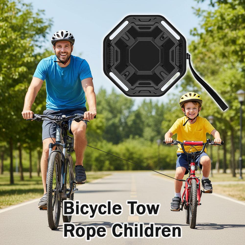 Portable Parent-Child MTB Towing Rope Automatic Retractable Bicycle Traction Rope For Long Rides Mountain Bike Trailer Equipment