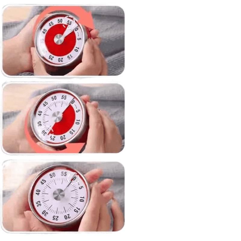 Magnetic Visual Kitchen Timer and Study Reminder for Children with Alarm Clock Function