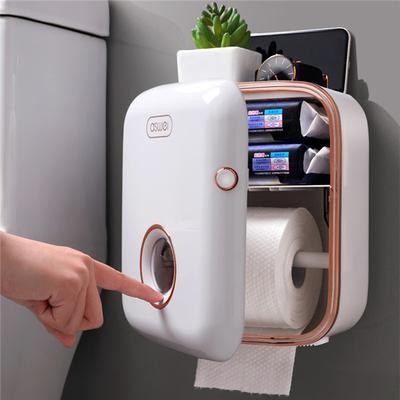 Toilet Paper Holder Stand Wall Mounted Paper Towel Dispenser Holder Tissue Box Toilet Roll Holder For Toilet Paper
