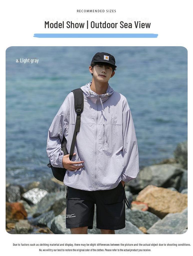 Men's & Women's UPF50+ Lightweight Waterproof UV Protection Clothing for Summer Outdoor Sports