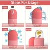 Facial De-puffing Facial Ice Cube Mold Silicone Facial Ice Pack Device  for Beauty and Skin Care