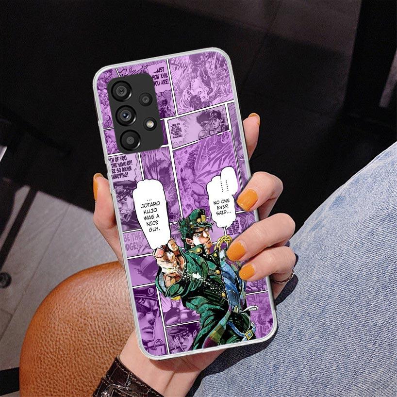 JoJo Bizarre Adventures Anime Phone Case For Samsung Galaxy A17 A16 A15 A14 A13 A57 A56 A55 A54 A53 A37 A36 A35 A34 A33 A26 A25