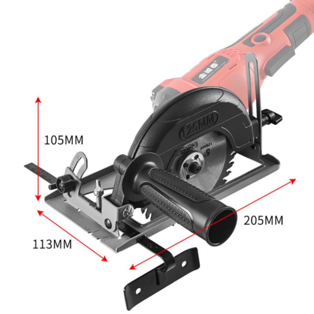 45 Degree Adjustable Angle Grinder Bracket Angle Grinder Rotary Knife Modified Cutting Machine Circular Saw Bracket Base
