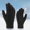 Warm Knitted Gloves Imitation Mink Velvet Touch Screen for Men and Women Students In Autumn and Winter Versatile Cycling Cold Proof Gloves