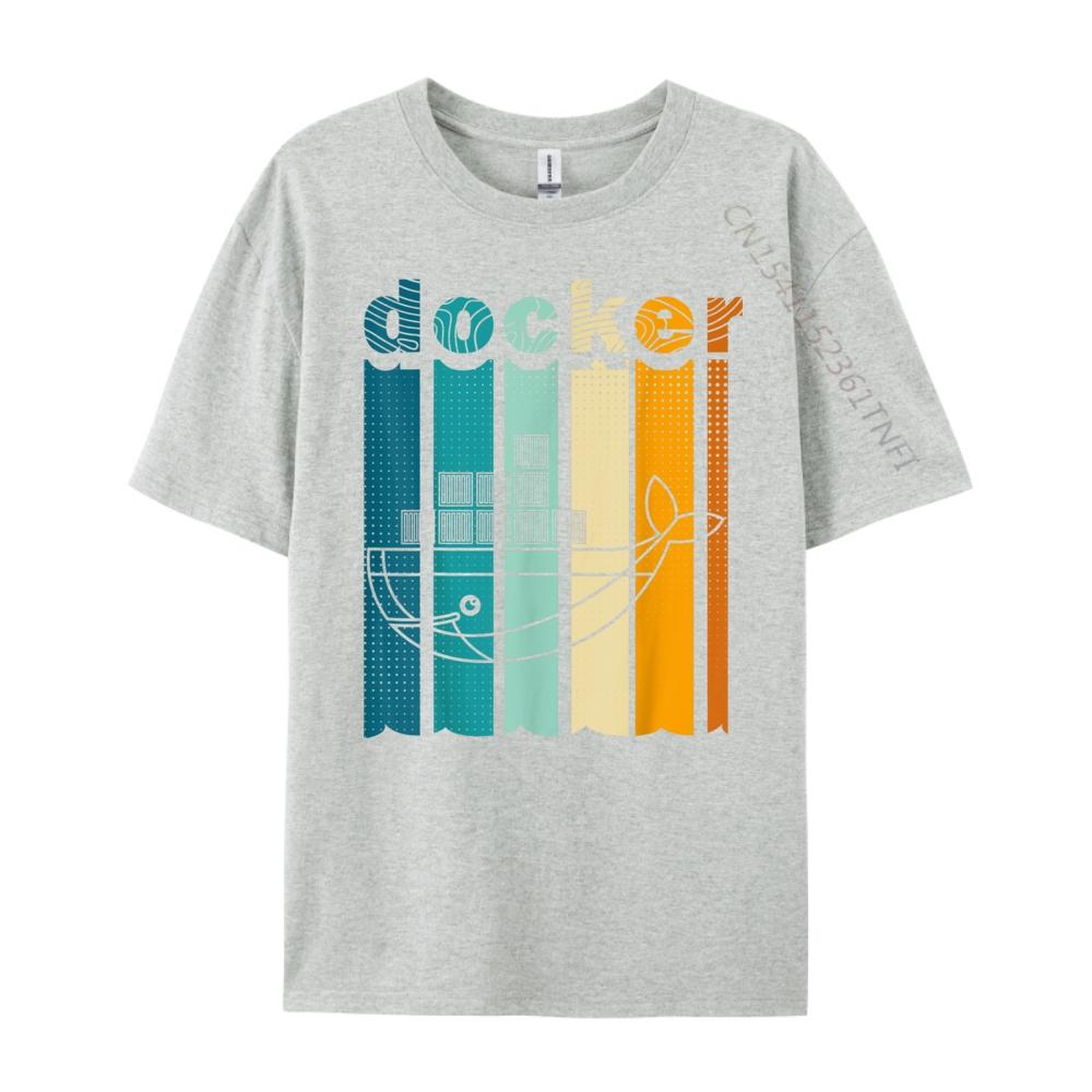 Docker Linux Devops Programming Coding Computer Scientist Graphic Tees Men Camisetas St Patrick's Day