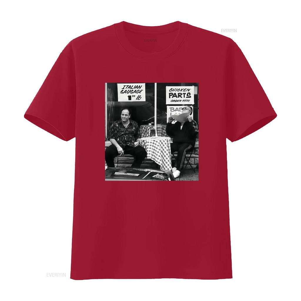 Sopranos Paulie Gualtieri Tony Soprano unisex T shirt size S XL vintage Washed Slightly homme fashion Versatile