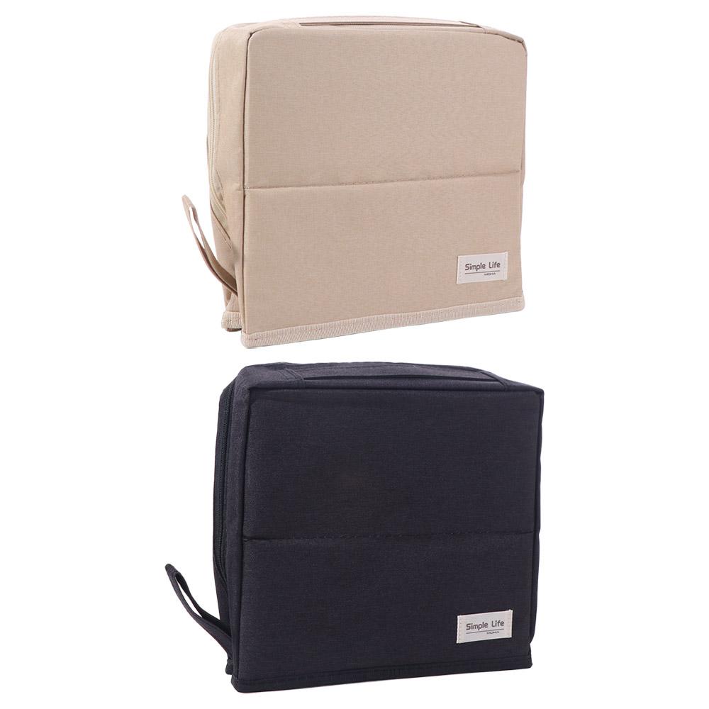 

Partitioned Vertical Makeup Bag Pen Bag Skincare Storage Bag Toiletry Organizer Cosmetic Bag Girls бежевий