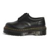 Dott. Martens 8053 Quad Platform in Pelle Liscia Nere Scarpe da Ginnastica da Donna 24690001