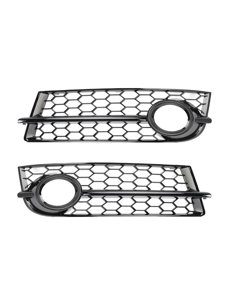 2PCS Fog Light Cover Grille Grill 8J0807682 8J0807681 Fit TT MK2 2007-2010