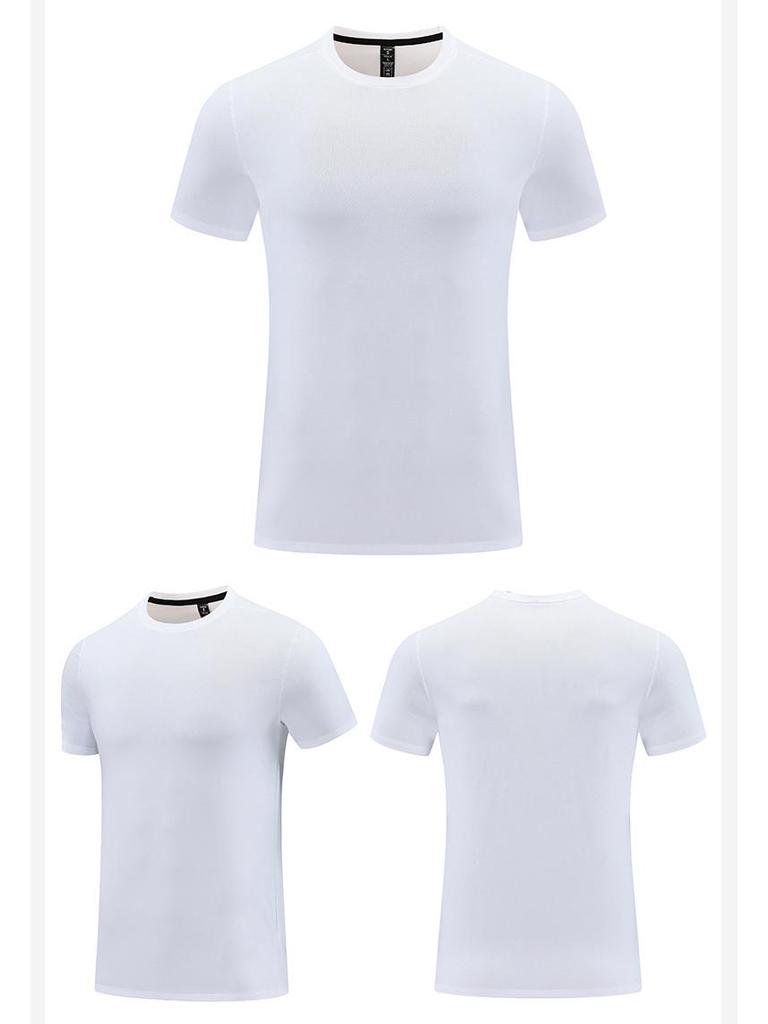Men's Cotton-Feel Moisture-Wicking Quick-Dry Sports Tee with Print