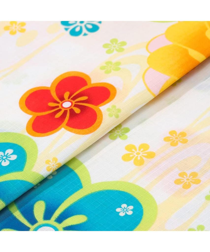 Yukata One Change 3 Piece Set Heiko Junior Girls [KYOETSU] Set, Yukata, Piece, Girls, Unbleached, Weave, (Yukata, Obi, Geta), (6.Kyoume Play, 140cm)