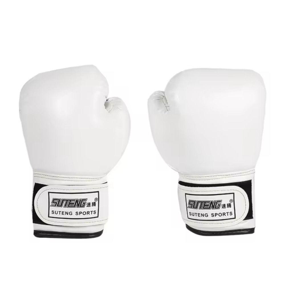 2pcs PU Leather Kids Boxing Gloves Professional Kickboxing Thai Gloves Trendy MMA Fighting Gloves