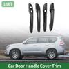 Car Door Handle Cover Trim for Hyundai Tucson 2016- Carbon Fiber Black