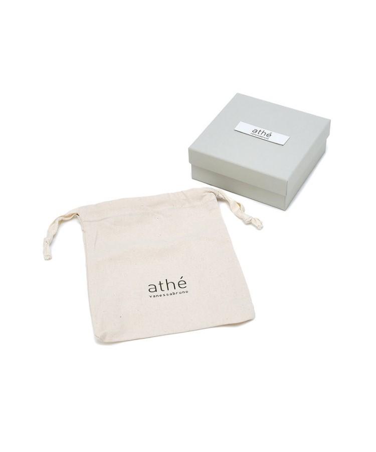 Athe Vanessabruno [Deux] Brown Lambskin Zipper Card Wallet Aaho6E587W2