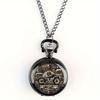 Antique Exquisite Vintage Motorcycle Pattern Design Quartz Pocket Watch - Men Male Kids Fashion Accessory, Non-Waterproof  Watch