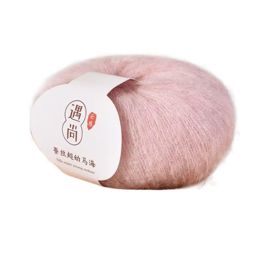 Warm Baby Wool Crochet Yarn 20g/140m Soft Thin Wool Yarn High Content Mohair Yarn  Scarf