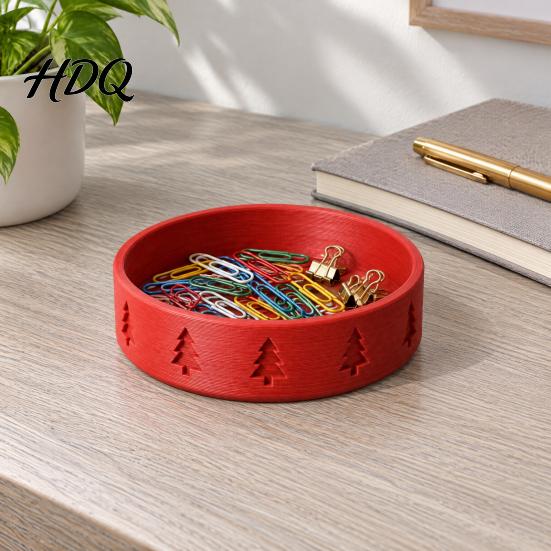 Necklace Holder Tray Christmas Tree Hollow Storage Box Decorative Plastic Shallow Compact Accessory Box Organizer for Jewelry Desk Accessories