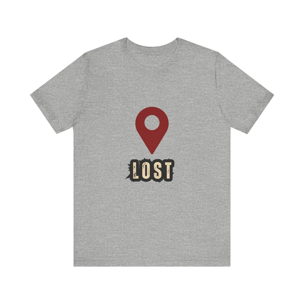 Minimalistisches Lost Wanderer Grafik-T-Shirt Unisex Reisende Abenteurer Einfache Baumwolle Lässig Outdoor Urlaubs-Tops Streetwear 2026