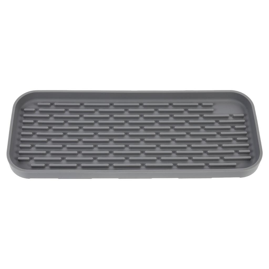 Silicone Storage Tray Thickened Non Slip Dish Drying Mat Household Kitchen Countertop Silicone Drying Tray Heat Insulation Pad