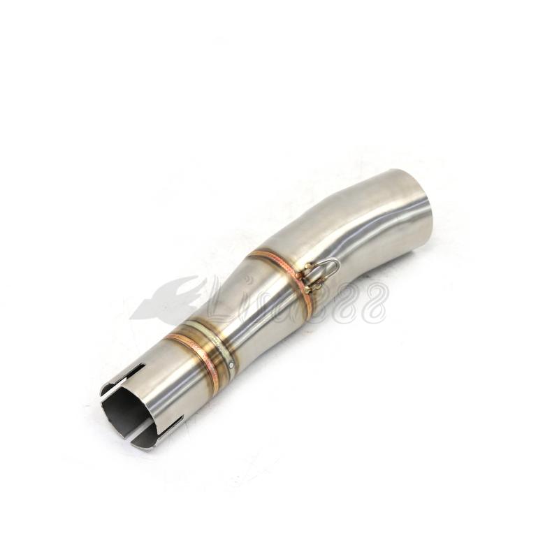 51mm Motorcycle Exhaust Middle Pipe Modify Motorbike Connect Tube Muffler Stainless For HONDA XADV750 X ADV750 XADV ADV 750