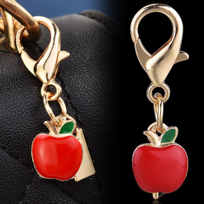 Exquisite High-End Fruit Vegetable Series Keychains For Women Bag Pendant Charm Car Keyring Jewelry Gift Decoration Accessories