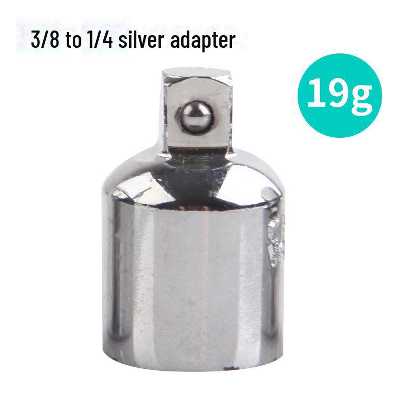 3-in-1 Ratchet Wrench Socket Adapter: 1/2 To 3/8 To 1/4 Conversion Head