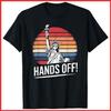 Resist Resistance Statue of Liberty Hands Off Protest Black Cotton T-Shirt S-5XL