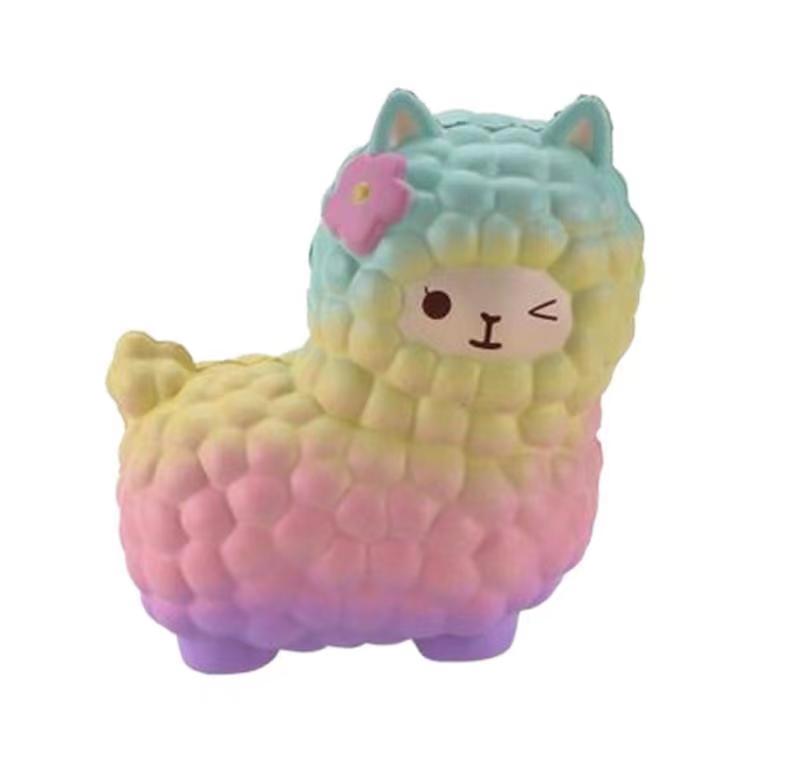 Non-Toxic Jumbo Squishy Kawaii Animal Unicorn Cake Deer Panda Squishies Slow Rising Stress Ball Fidget Toys Squeeze Food Toys For Kids