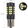 LED LIGHTING 1156 P21W Strobe Reverse Light LED Bulbs, 6000K Xenon White Super B