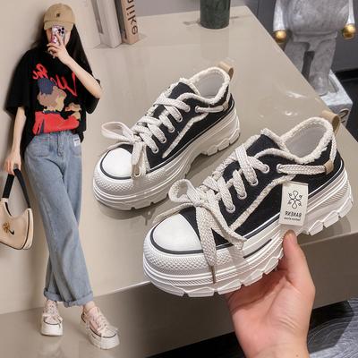 Dicker Boden Retro 2026 Sommer Ins Koreanische Version Der Kleinen Weißen Schuhe Damen Tide Hundert Mit Lässigen Board Schuhen Damen JB606