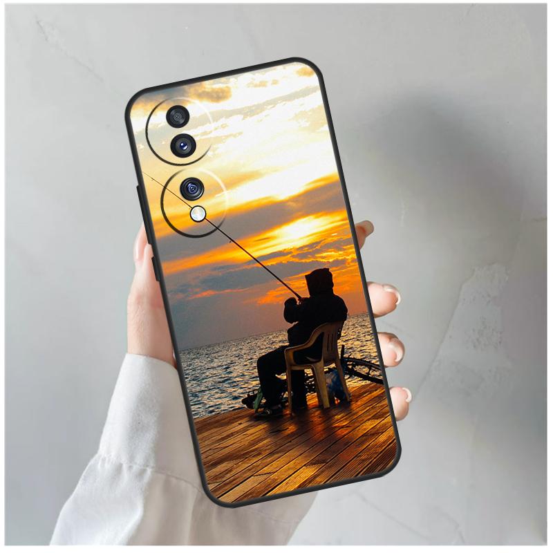 Fishing Rod For Honor Magic 8 5 6 7 Pro Case For Honor 200 400 70 90 Lite X8c X8b X9a X9b X9c X9d Win RT