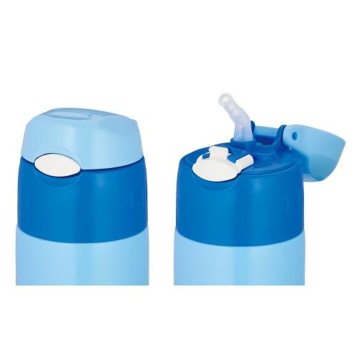 Thermos Vacuum Insulated Straw Bottle [One-Touch] 400ml Mickey Blue Star FHL-401FDS BLS