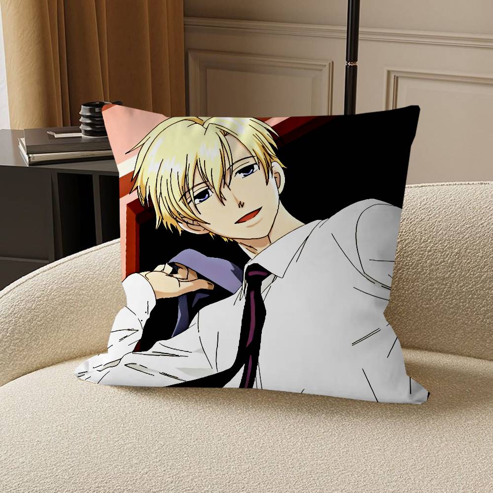 Ouran High School Host Club Tamaki Pillowcase Toon Gift Cushion Cover Bedroom Home Sofa Chair Seat Decor Pillow Case