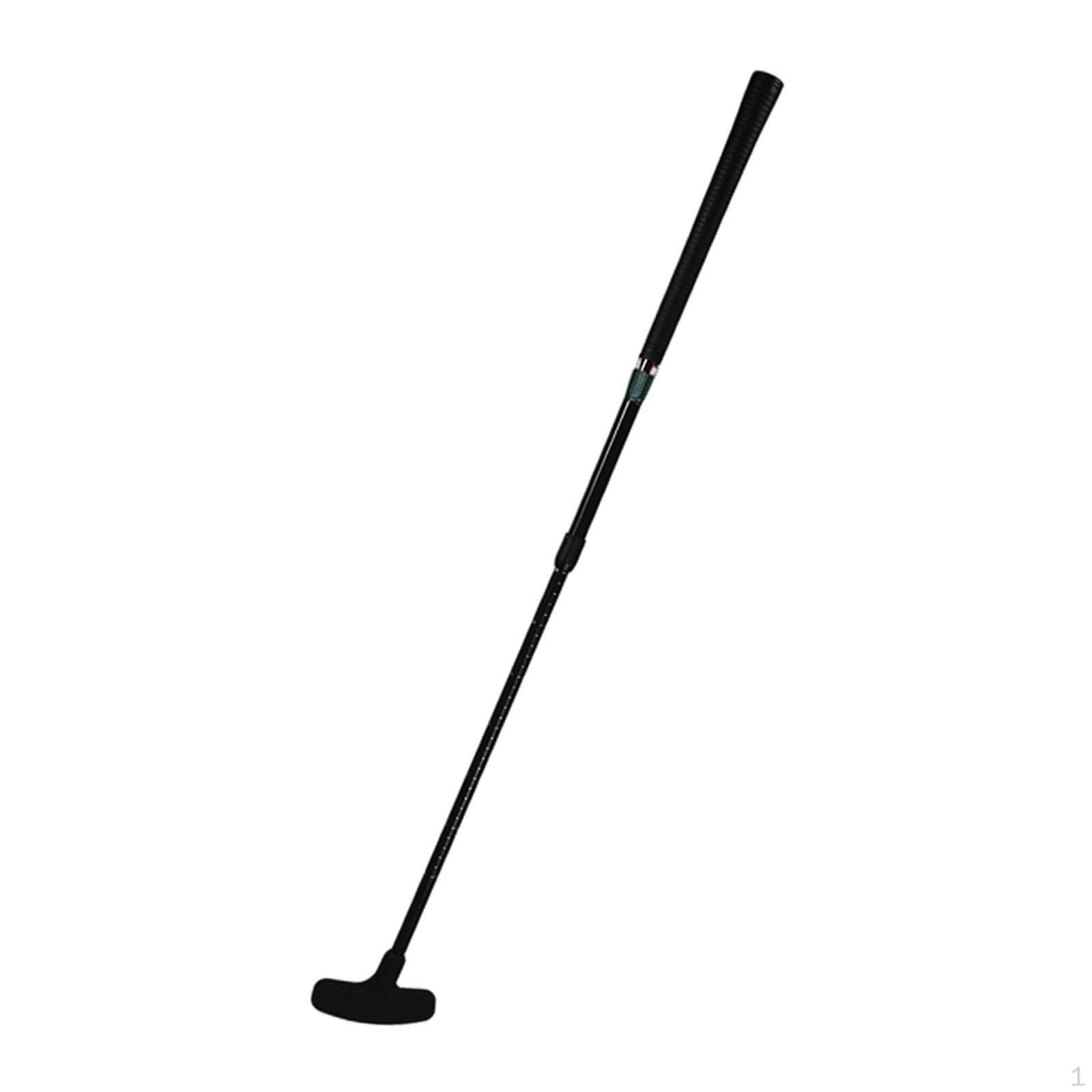 

Паттер для гольфа, выдвижная клюшка, для правой и левой руки, легкая, регулируемая, двухсторонняя чёрный