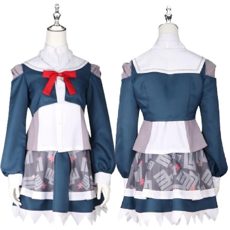 Exquisite Anime Cosplay Costume Set School Uniform For Summer 2024 Featuring Rain Moeko And Reina