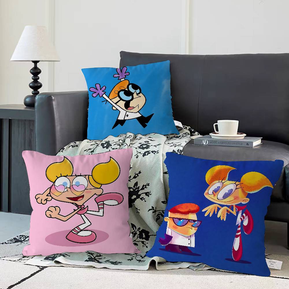 Dexters Labor Didi Büro Kissenbezug Auto Kissenbezug 45X45CM Lendenkissenbezug Sofakissenbezug