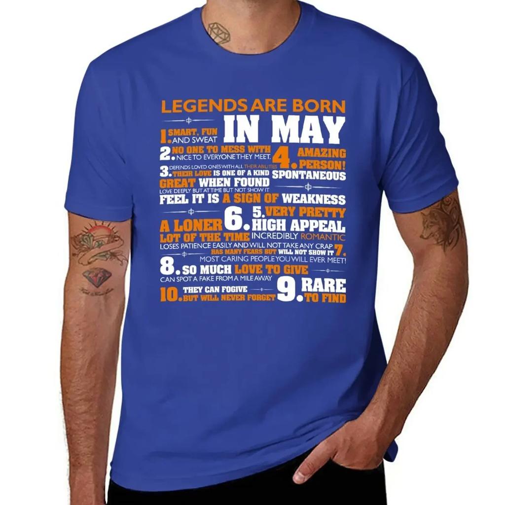 Legends Are Born In May T Shirt Cancer Pride Birthday Gift Tshirt Blouse Blacks Unisexs Tshirts