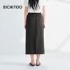 EICHITOO Elegant Gray Midi Skirt