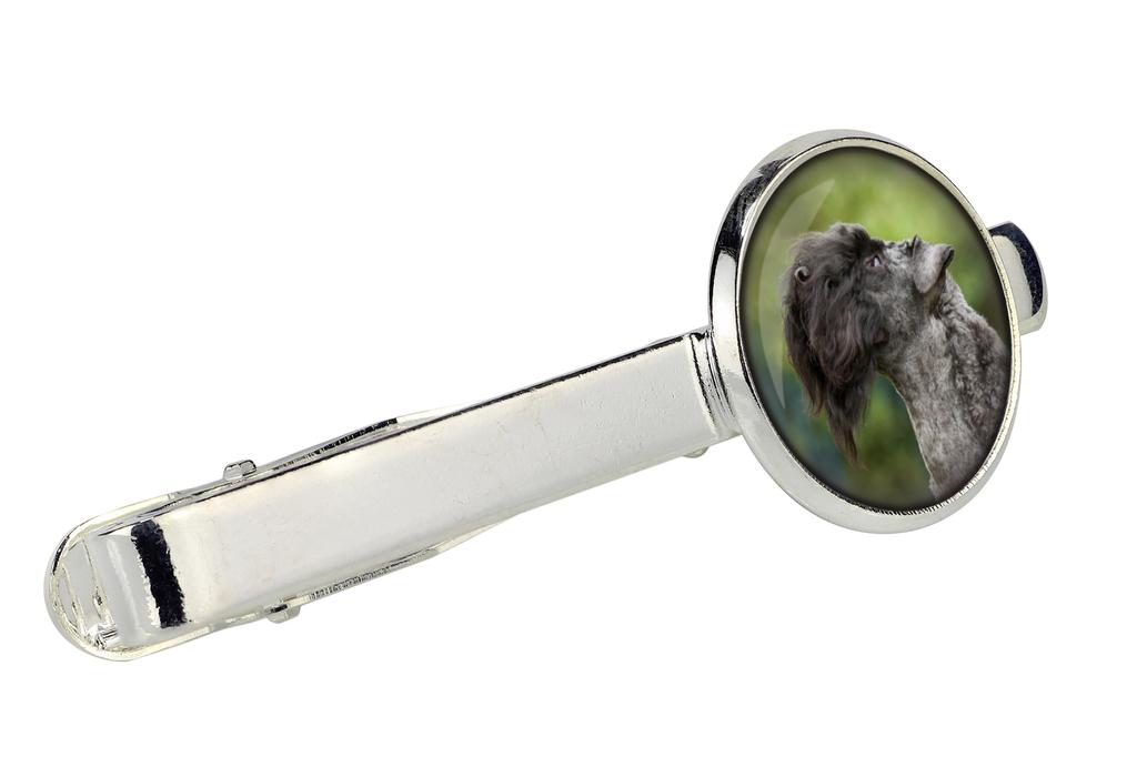 Kerry Blue Terrier, Irish Blue Terrier - cufflinks and tie with your photo, a suit decoration, men's jewelry from the Art-Dog brand.