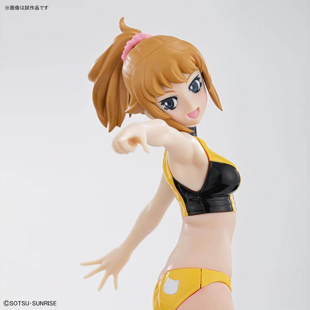 Figure Rise Lab Gundam Build Fighters Try Fumina Hoshino Plastikmodell Farbcodiert