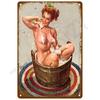 Retro Wall Art Bar Accessories Mancave Tin Sign Room Luxury Home Decor Item Decorations Metal Signs Vintage Metal Plates Posters