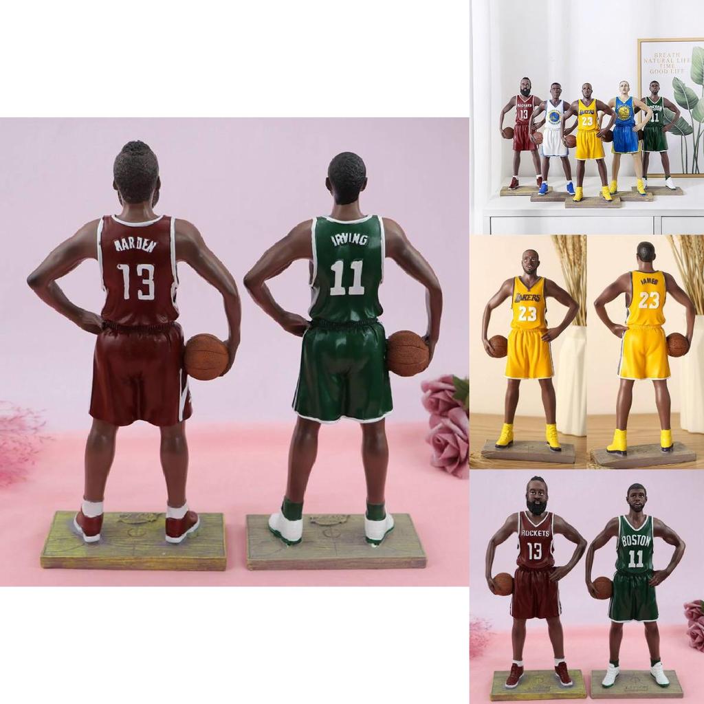 Basketball Star Lebron James Curry Harden Irving Figurine Resin Collectible Model