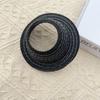 Elegant Woven Doll Accessory 17Cm Open Top Summer Hat Portable For Fashionable Outfit Pairing