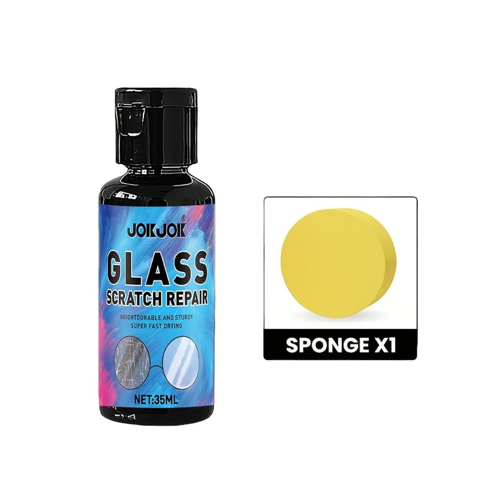 

JOKJOK Glass and Glasses Scratch Repair Kit - Multi-Purpose Scratch Repair Kit, Gentle Formula, No Damage to Lenses, Efficient S