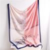 Spring Scarf Women's Luxury Design Polyester Material Smooth Scarf Soft Shawl Beach