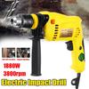 13MM Brushless Motor Electric Handheld Impact Drill Hammer Drill Impact Drill Multi-function Torque Driver Tool 1880W