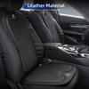 CRU1 Car Seat Booster Cushion Leather Backrest Seat Cover Accessories For Mercedes Benz AMG A C E Class W201 W210 W108 W204 W205 W203